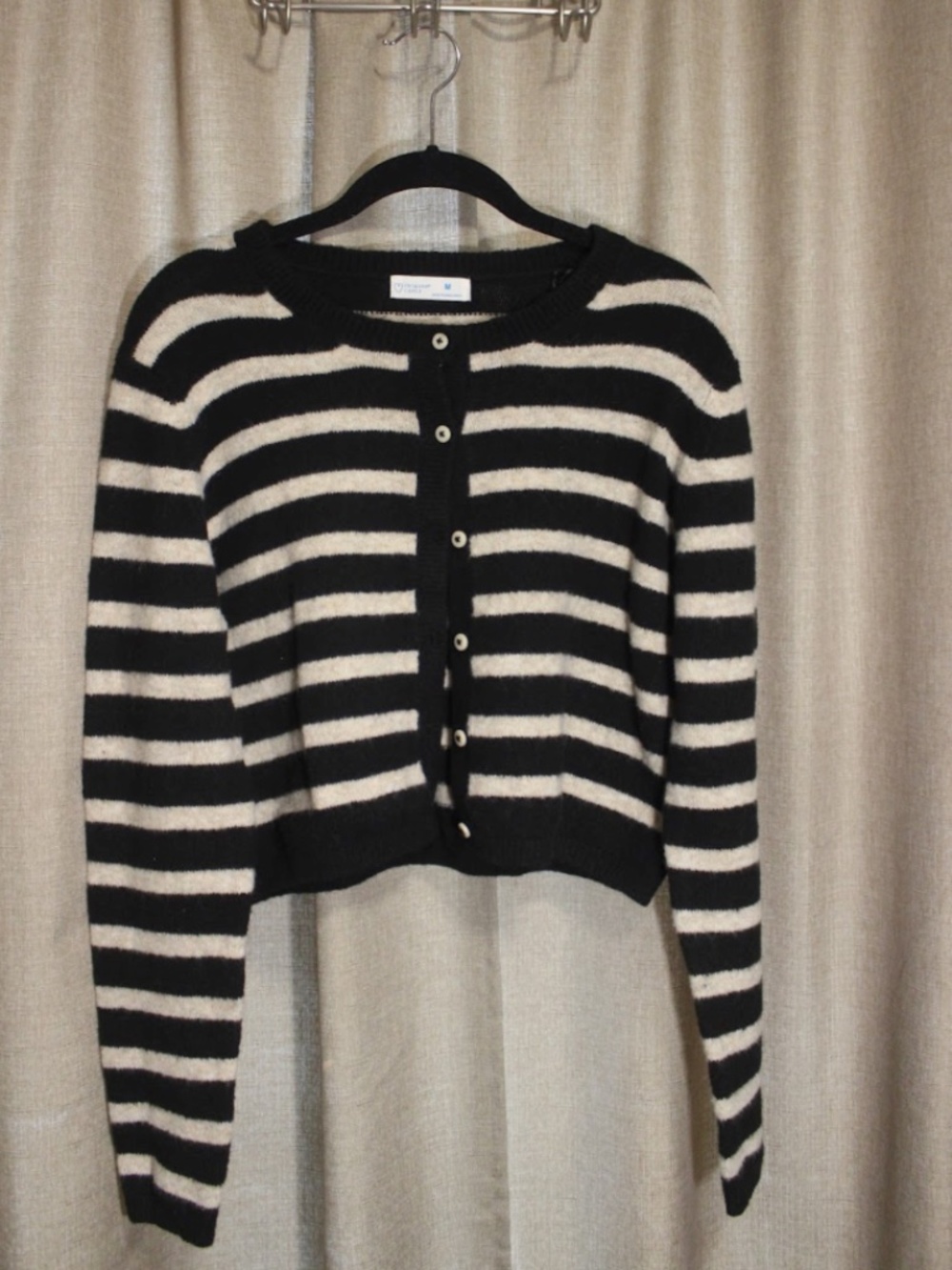Primark Tan and Black Striped Cardigan